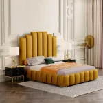 Splash Leisa Plush Velvet Bed Frame