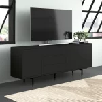 Kivona Anirvin Black TV Cabinet