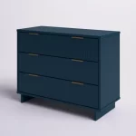 Kivona Azur 3-Drawer Dresser in Blue