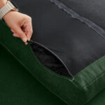 Splash 4-Seater L-Shaped Reversible Sectional Sofa with Storage Ottoman