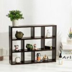 Kivona 9-Compartment Wood Floating Shelves