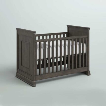 Kivona Adalee Baby Crib in Black