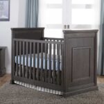 Kivona Adalee Baby Crib in Black
