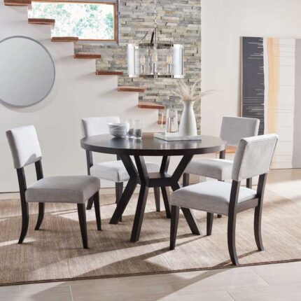 Kivona Modern French Bistro Round Dining Table Top