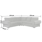 Splash Carnot Upholstered Corner Sectional