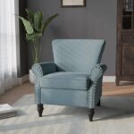 Splash Contemporary Nailhead Trim Armchair