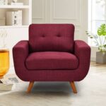 Kivona Elegant Button-Tufted Accent Chair