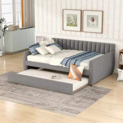 Elegant Twin Daybed with Pull-Out Trundle