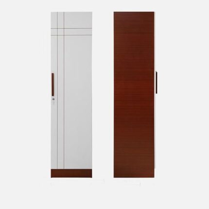 Splash One-Door Armoire in White Finish