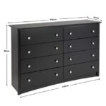Splash 8-Drawer Chest for Bedroom