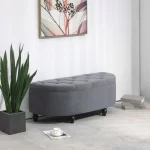 Splash FSM Rosalid Half-Circle Storage Ottoman