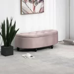 Splash FSM Rosalid Half-Circle Storage Ottoman