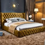 Splash Gerald Luxe Soft Upholstered Bed Frame