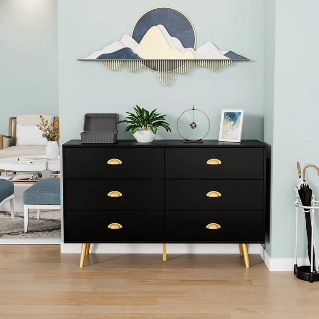 Splash Golden Handle Chest of Drawers Splash Golden Handle Chest of Drawers