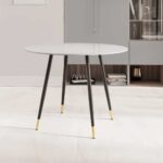 Kivona Elegant Haywards Dining Table with Round Top