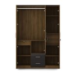 Kivona Three-Door Wardrobe by Home Centre