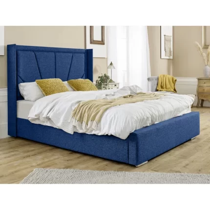Kyrelle Fabric Upholstered Bed Frame