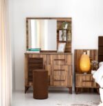 Kivona Louver Bedroom Set (Without Wardrobe)