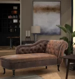 Splash Monroe Leather Air Chaise Lounge