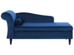 Classic Velvet Chaise Lounge with Storage