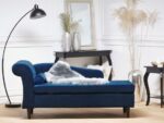 Classic Velvet Chaise Lounge with Storage