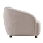 Kivona Modern Barrel Back Style Cushion Couch