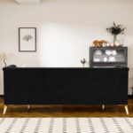 Kivona Modern Futon 3-Seater Couch Sofa