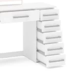 Splash Modern Lighted Makeup Table with Mirror