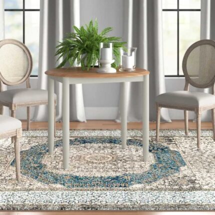 Kivona Solid Oak Round Dining Table