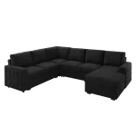 Splash U-Shaped Sleeper Sectional Sofa with Storage Chaise