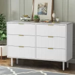 Splash Vertical 6-Drawer Chest of Drawers Storage