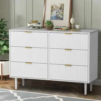 Splash Vertical 6-Drawer Chest of Drawers Storage