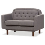 Splash Virginia Mid-Century Love Seat