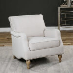 Kivona Dove Nailhead Armchair