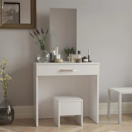 Kivona Caroline Dressing Table with Mirror and Stool