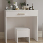 Kivona Caroline Dressing Table with Mirror and Stool