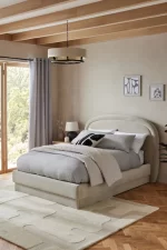 Splash Arlo Storage Ottoman Upholstered Bed Frame