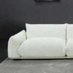 Kivona Betty Large Boucle Sofa with Puffy Arm