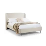 Kivona Luxe Angled Boucle Bed