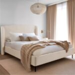 Kivona Luxe Angled Boucle Bed