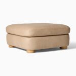 Kivona Luxe Leather Ottoman