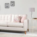 Kivona Caenada White L-Shaped Sectional Sofa
