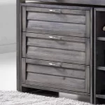 Kivona Louver Low Loft in Antique Grey