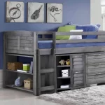 Kivona Louver Low Loft in Antique Grey