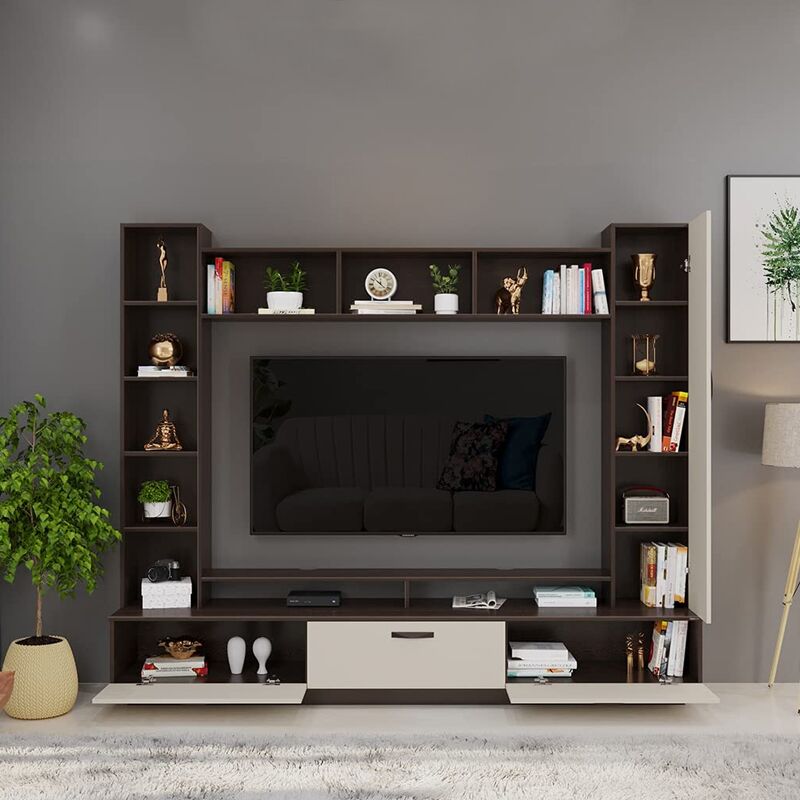 Kivona Entertainment TV Cabinet with Shelves Kivona Entertainment TV Cabinet with Shelves