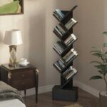 Kivona Geometric Bookcase with Bins