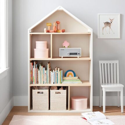 Kivona Kids Bookcase with Modern House Design