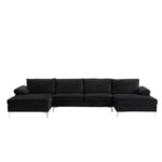 Kivona U-Shaped Modular Sofa with Double Chaise