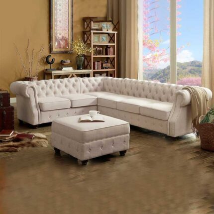 Kivona 6-Seater Corner Sofa Set