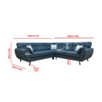 Kivona Versatile Reversible Modular Corner Sofa